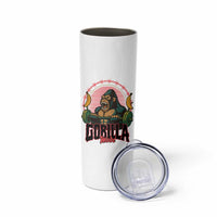 Fitness Lover Gift Skinny Tumbler Gorilla Mode