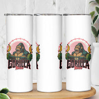 Fitness Lover Gift Skinny Tumbler Gorilla Mode
