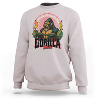 Fitness Lover Gift Sweatshirt Gorilla Mode - Wonder Print Shop