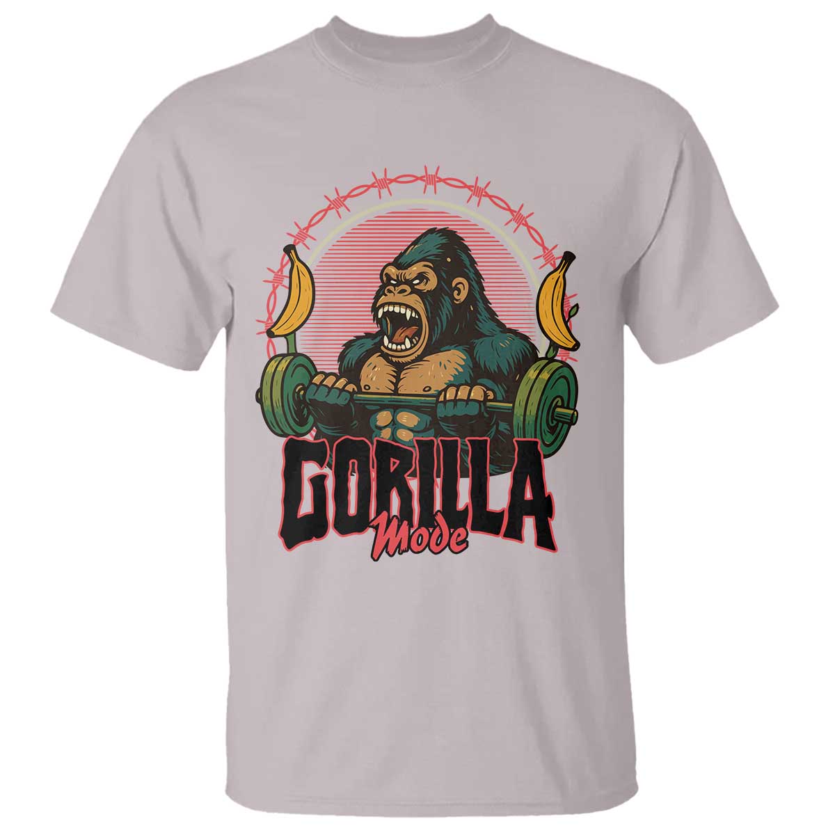Fitness Lover Gift T Shirt Gorilla Mode - Wonder Print Shop