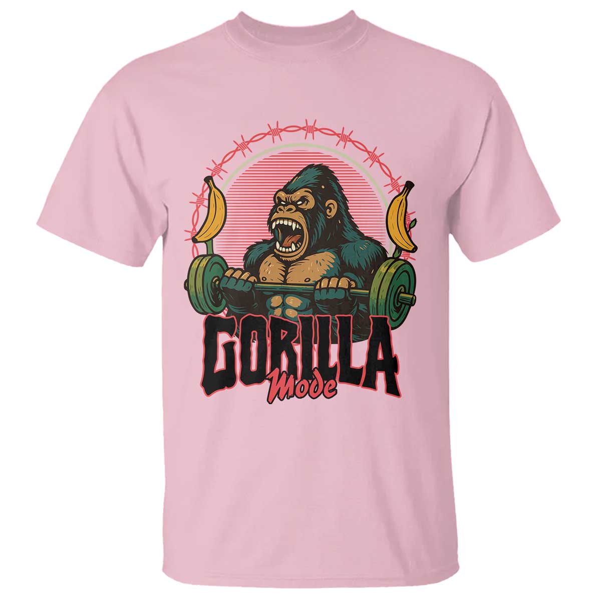 Fitness Lover Gift T Shirt Gorilla Mode - Wonder Print Shop