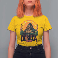 Fitness Lover Gift T Shirt For Women Gorilla Mode - Wonder Print Shop