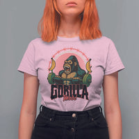 Fitness Lover Gift T Shirt For Women Gorilla Mode - Wonder Print Shop