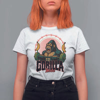Fitness Lover Gift T Shirt For Women Gorilla Mode - Wonder Print Shop