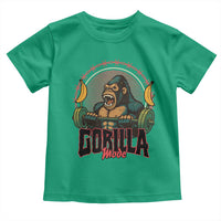 Fitness Lover Gift Toddler T Shirt Gorilla Mode - Wonder Print Shop