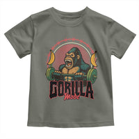 Fitness Lover Gift Toddler T Shirt Gorilla Mode - Wonder Print Shop