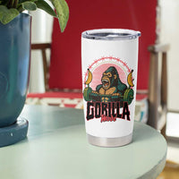 Fitness Lover Gift Tumbler Cup Gorilla Mode