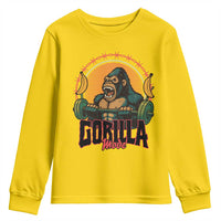 Fitness Lover Gift Youth Sweatshirt Gorilla Mode - Wonder Print Shop