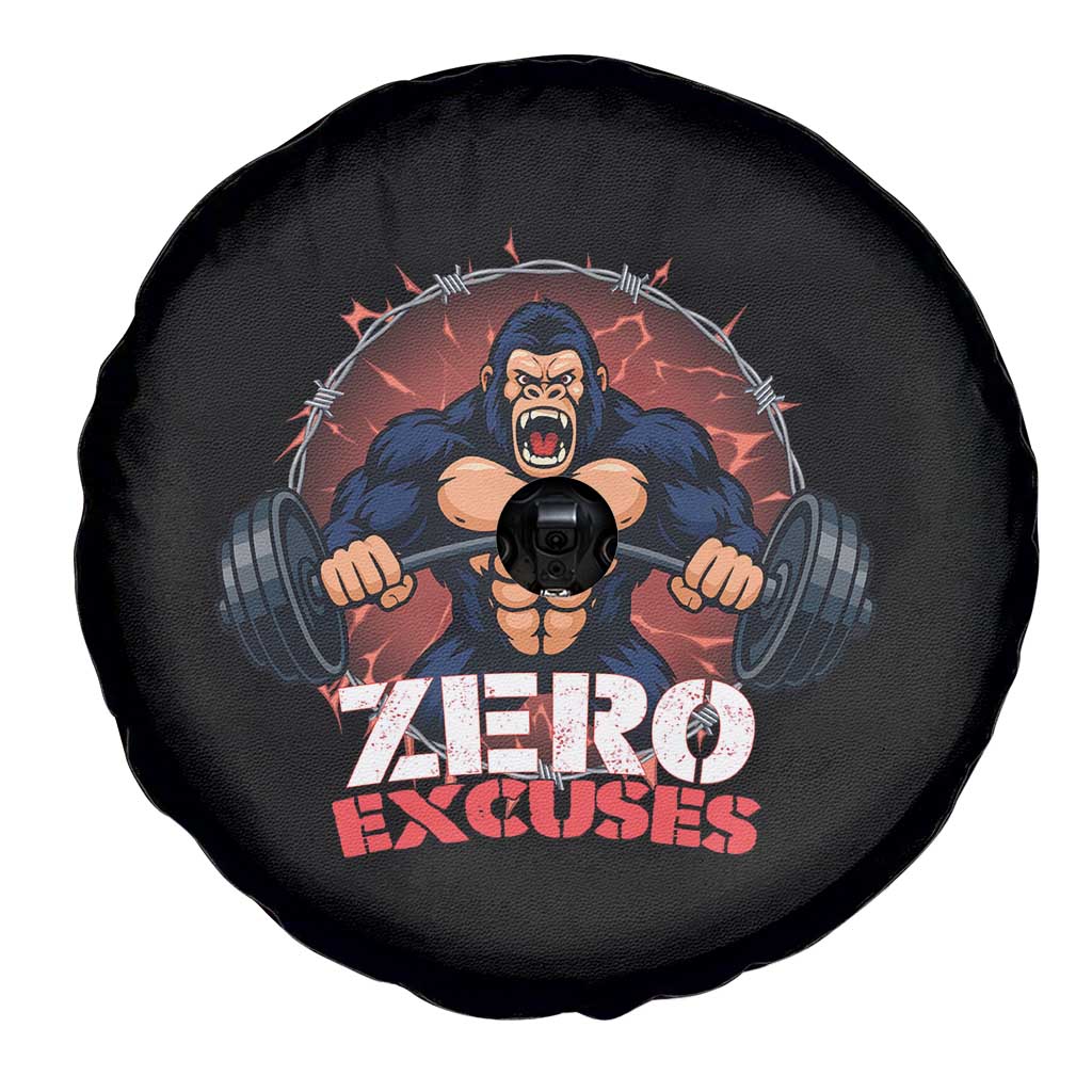 Zero Excuses Spare Tire Cover Gorilla Fitness Lover Gift - Wonder Print Shop