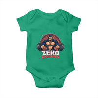 Zero Excuses Baby Onesie Gorilla Fitness Lover Gift - Wonder Print Shop