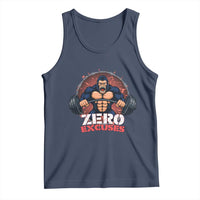 Zero Excuses Tank Top Gorilla Fitness Lover Gift - Wonder Print Shop