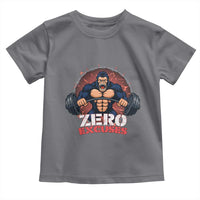 Zero Excuses Toddler T Shirt Gorilla Fitness Lover Gift - Wonder Print Shop
