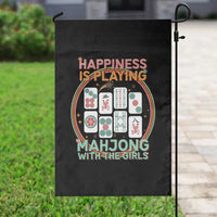 Happiness Is Playing Mahjong With The Girls Garden Flag Mahjong Time - Wonder Print Shop