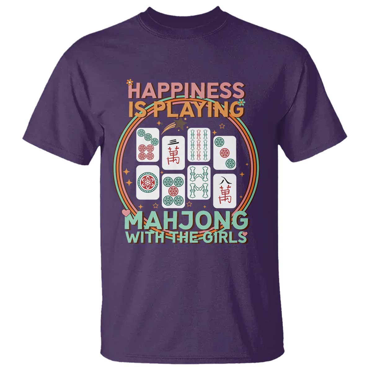 Happiness Is Playing Mahjong With The Girls T Shirt Mahjong Time - Wonder Print Shop
