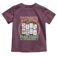 Happiness Is Playing Mahjong With The Girls Toddler T Shirt Mahjong Time - Wonder Print Shop