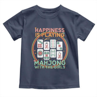 Happiness Is Playing Mahjong With The Girls Toddler T Shirt Mahjong Time - Wonder Print Shop