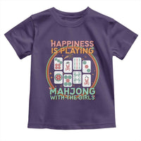Happiness Is Playing Mahjong With The Girls Toddler T Shirt Mahjong Time - Wonder Print Shop