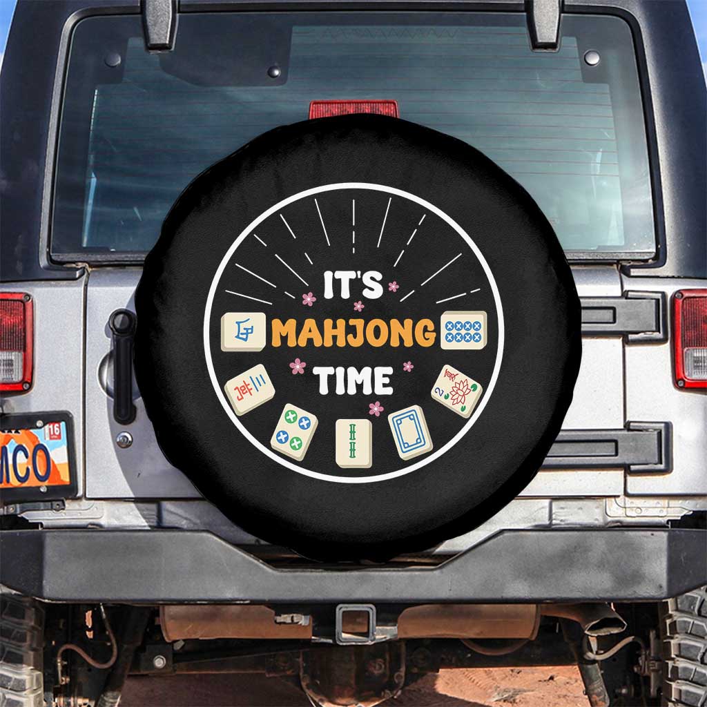 It Is Mahjong Time Spare Tire Cover Gambling Chinese Gift - Wonder Print Shop