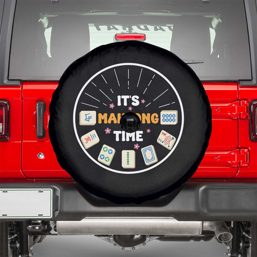 It Is Mahjong Time Spare Tire Cover Gambling Chinese Gift - Wonder Print Shop