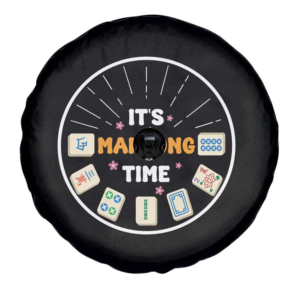 It Is Mahjong Time Spare Tire Cover Gambling Chinese Gift - Wonder Print Shop