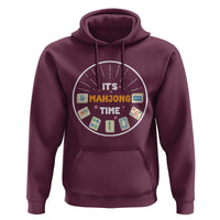 It Is Mahjong Time Hoodie Gambling Chinese Gift - Wonder Print Shop