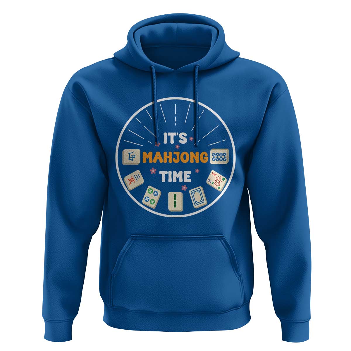 It Is Mahjong Time Hoodie Gambling Chinese Gift - Wonder Print Shop