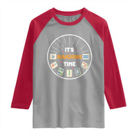 It Is Mahjong Time Raglan Shirt Gambling Chinese Gift - Wonder Print Shop