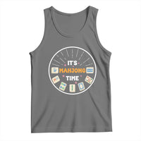 It Is Mahjong Time Tank Top Gambling Chinese Gift - Wonder Print Shop