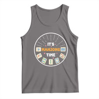 It Is Mahjong Time Tank Top Gambling Chinese Gift - Wonder Print Shop