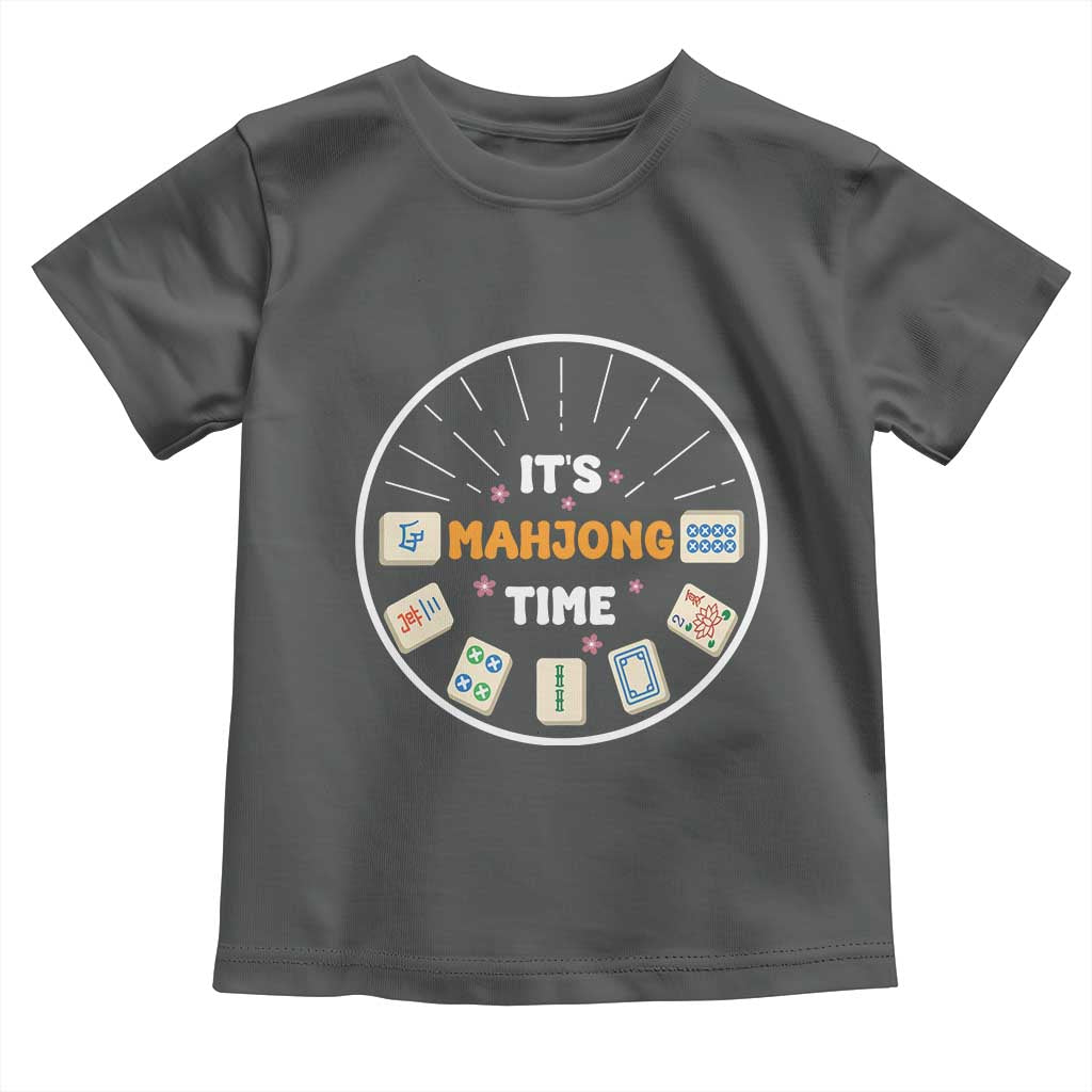 It Is Mahjong Time Toddler T Shirt Gambling Chinese Gift - Wonder Print Shop