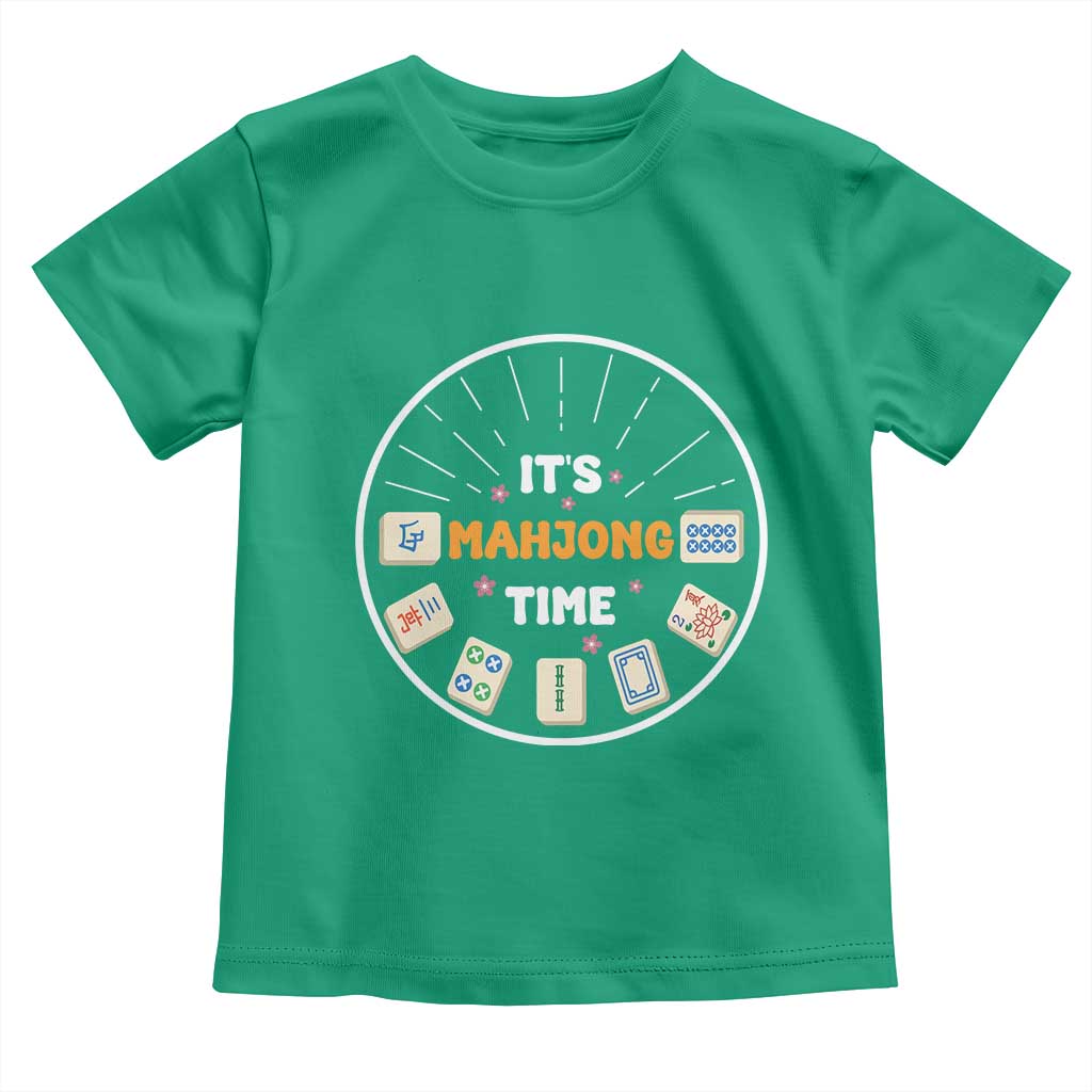 It Is Mahjong Time Toddler T Shirt Gambling Chinese Gift - Wonder Print Shop