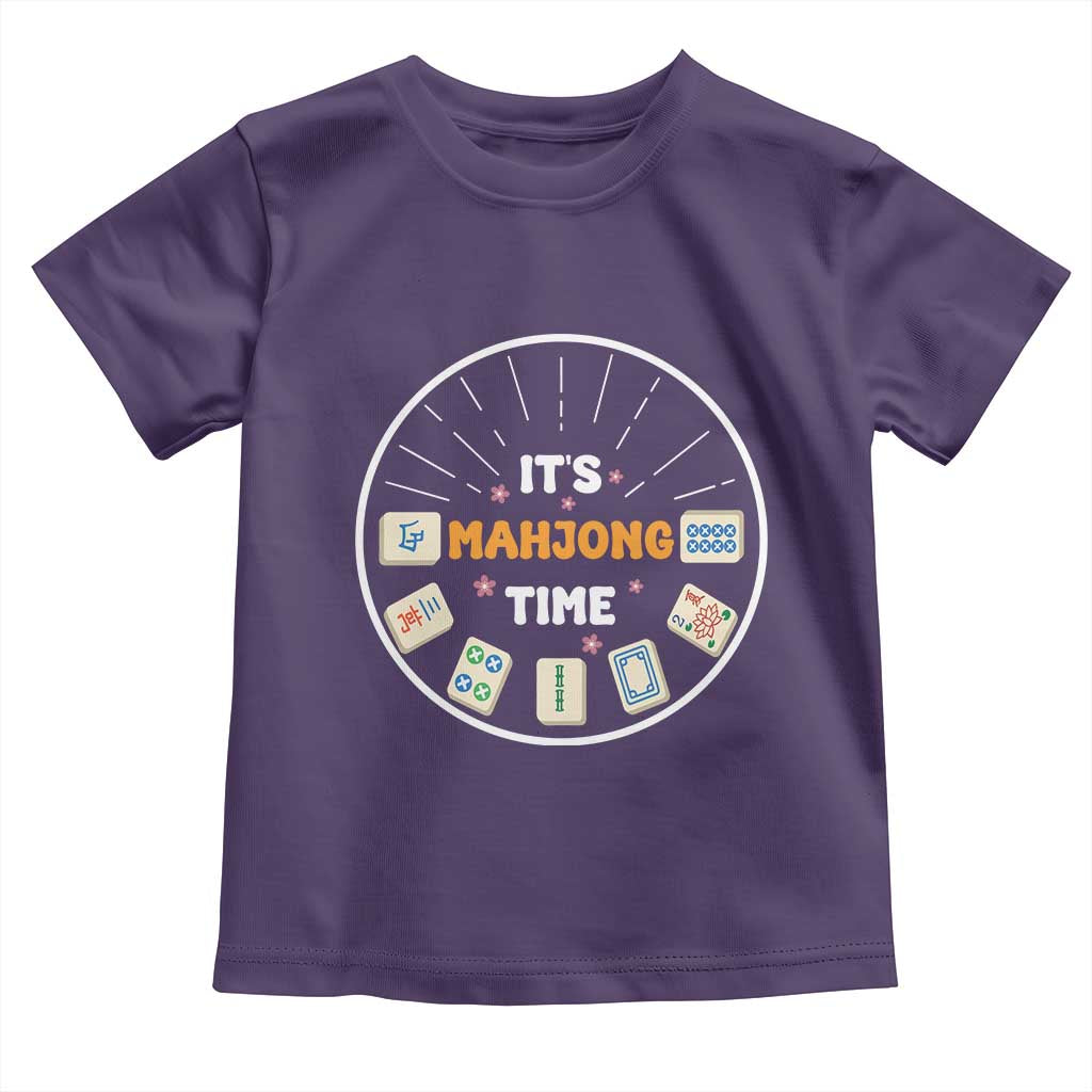 It Is Mahjong Time Toddler T Shirt Gambling Chinese Gift - Wonder Print Shop
