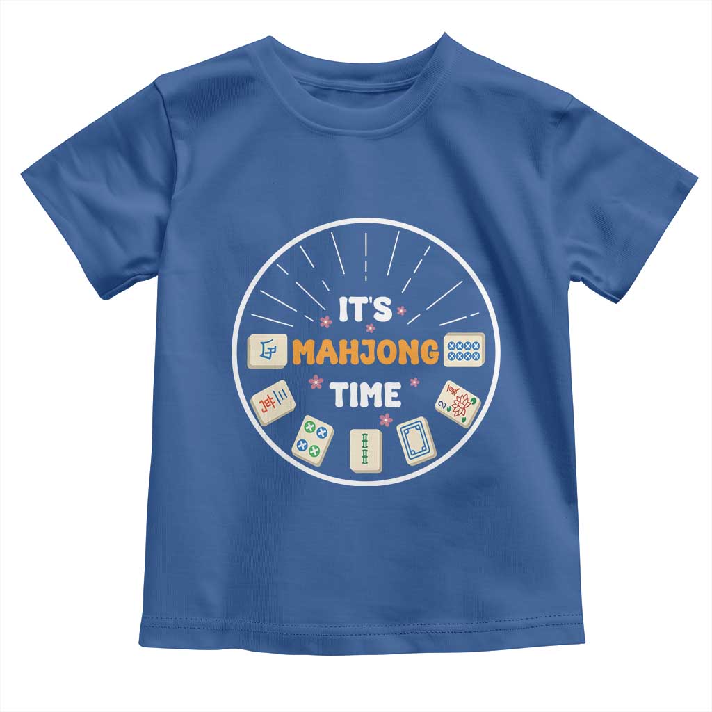 It Is Mahjong Time Toddler T Shirt Gambling Chinese Gift - Wonder Print Shop