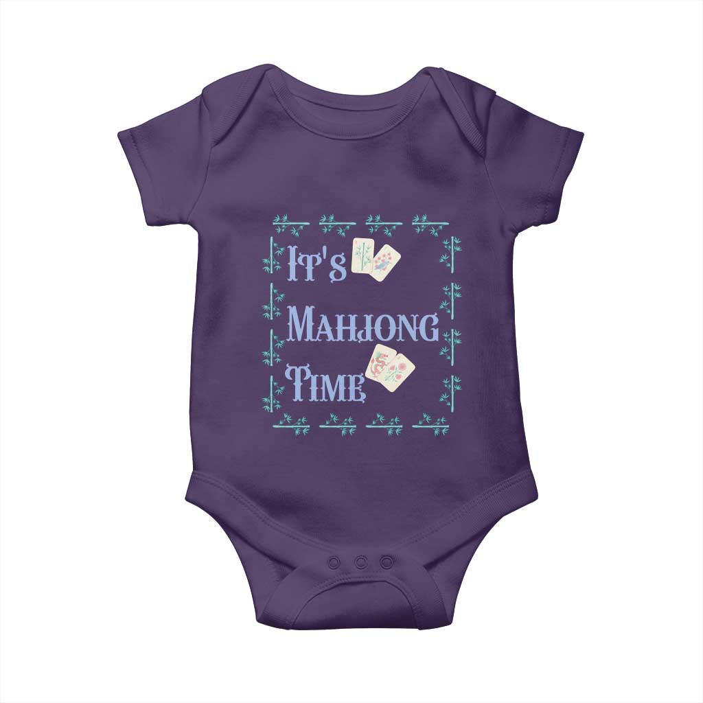 Mahjong Gift Baby Onesie It Is Mahjong Time For Players - Wonder Print Shop