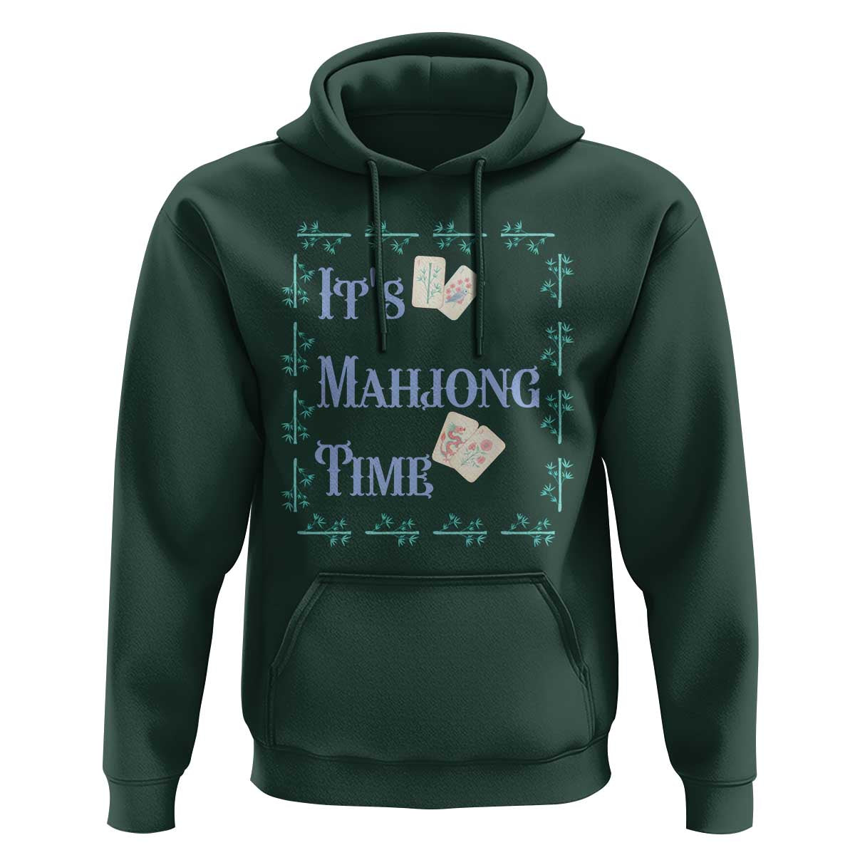 Mahjong Gift Hoodie It Is Mahjong Time For Players - Wonder Print Shop