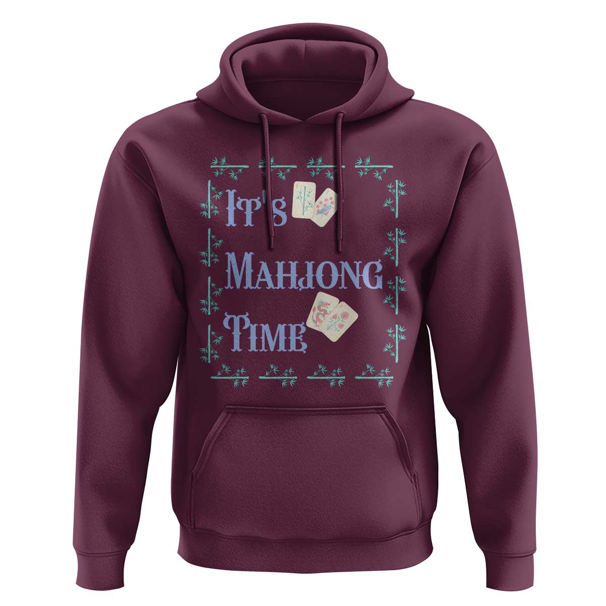 Mahjong Gift Hoodie It Is Mahjong Time For Players - Wonder Print Shop