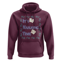 Mahjong Gift Hoodie It Is Mahjong Time For Players - Wonder Print Shop