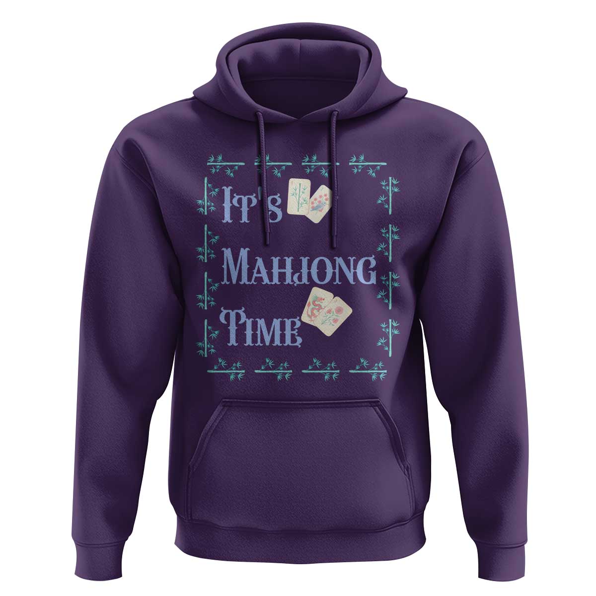 Mahjong Gift Hoodie It Is Mahjong Time For Players - Wonder Print Shop