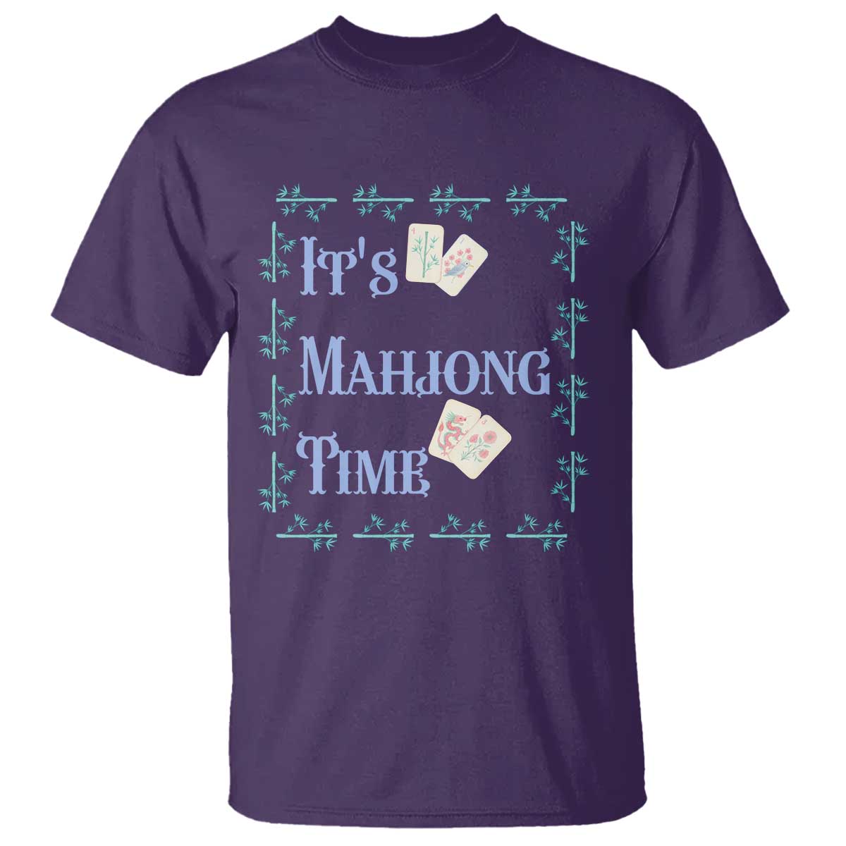 Mahjong Gift T Shirt It Is Mahjong Time For Players - Wonder Print Shop