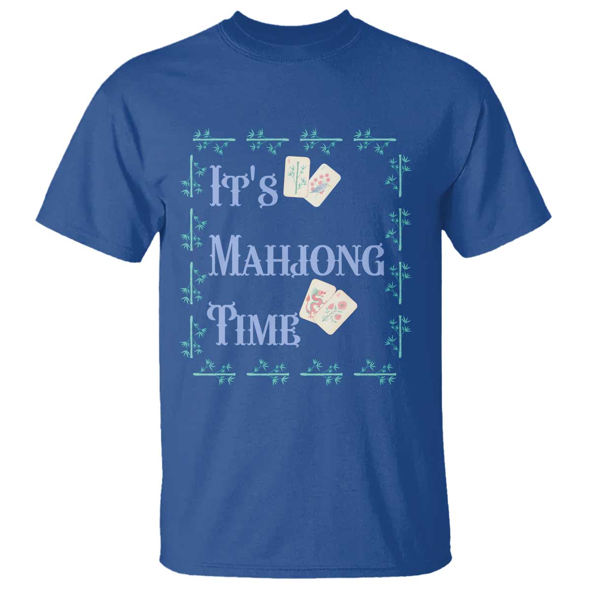Mahjong Gift T Shirt It Is Mahjong Time For Players - Wonder Print Shop
