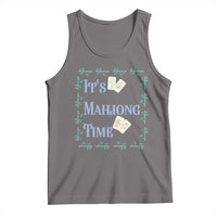 Mahjong Gift Tank Top It Is Mahjong Time For Players - Wonder Print Shop