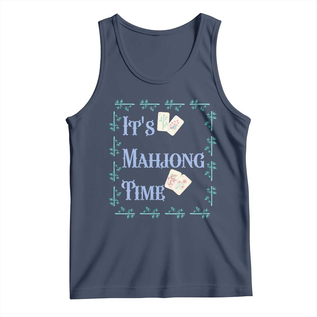 Mahjong Gift Tank Top It Is Mahjong Time For Players - Wonder Print Shop