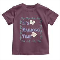 Mahjong Gift Toddler T Shirt It Is Mahjong Time For Players - Wonder Print Shop