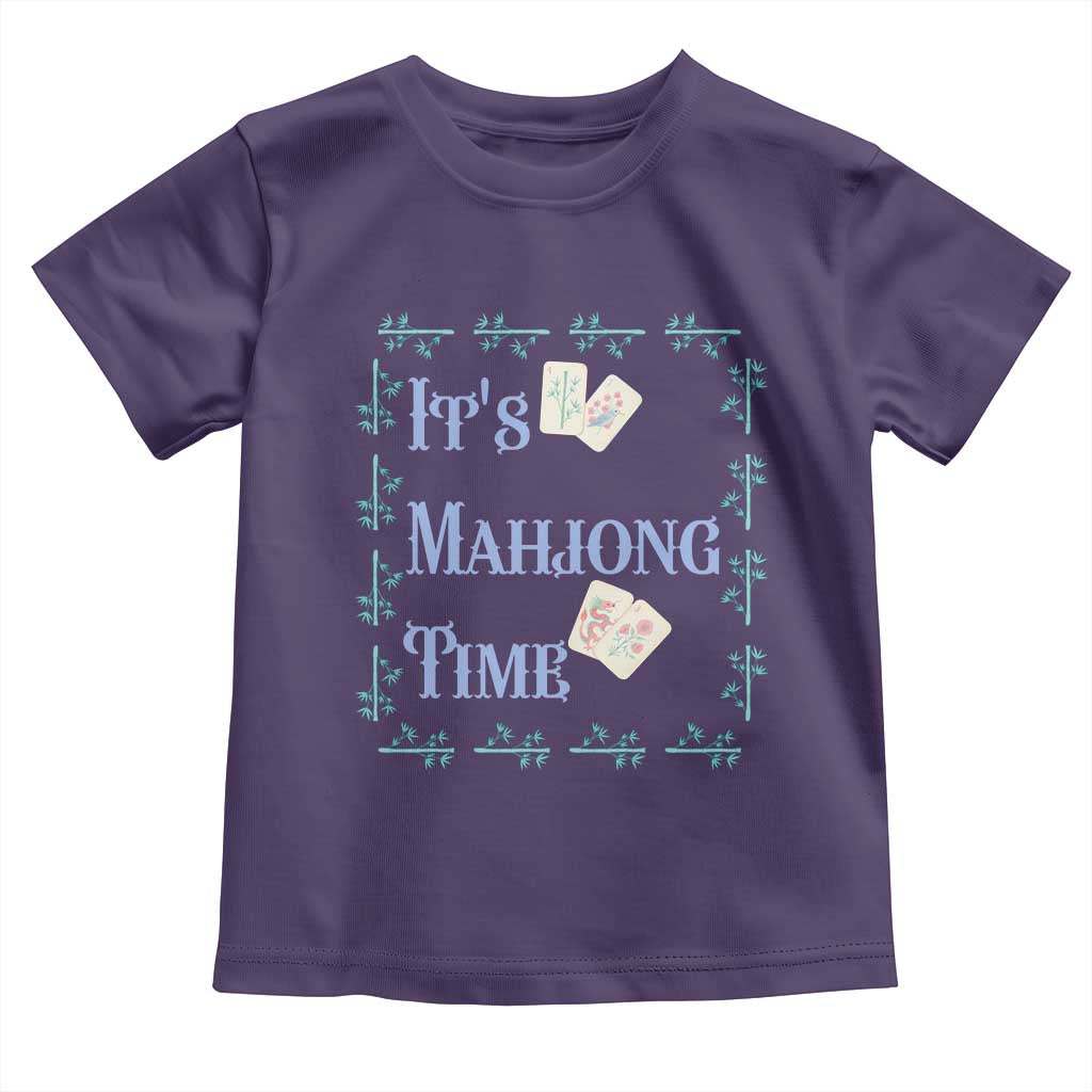 Mahjong Gift Toddler T Shirt It Is Mahjong Time For Players - Wonder Print Shop