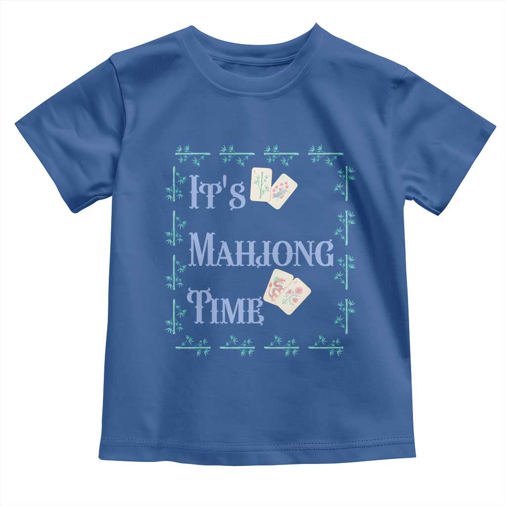 Mahjong Gift Toddler T Shirt It Is Mahjong Time For Players - Wonder Print Shop