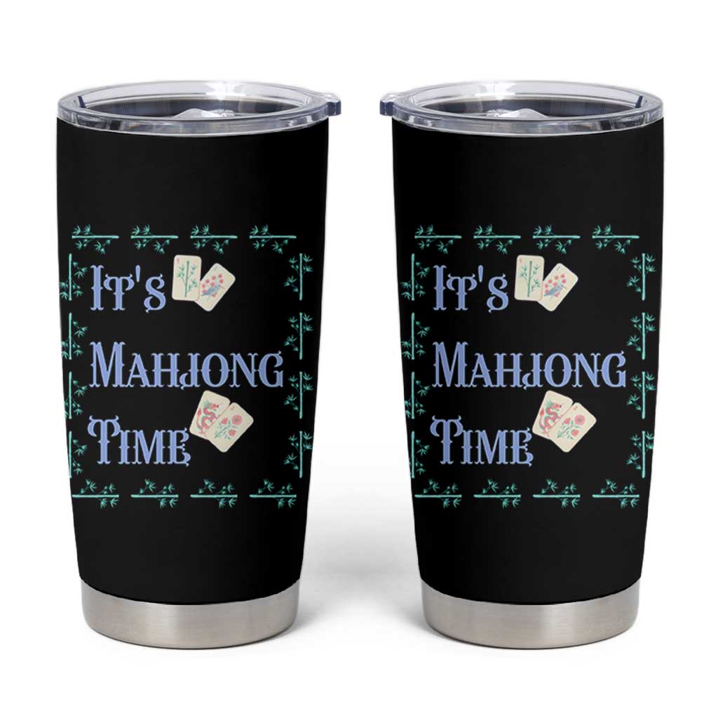 Mahjong Gift Tumbler Cup It Is Mahjong Time For Players
