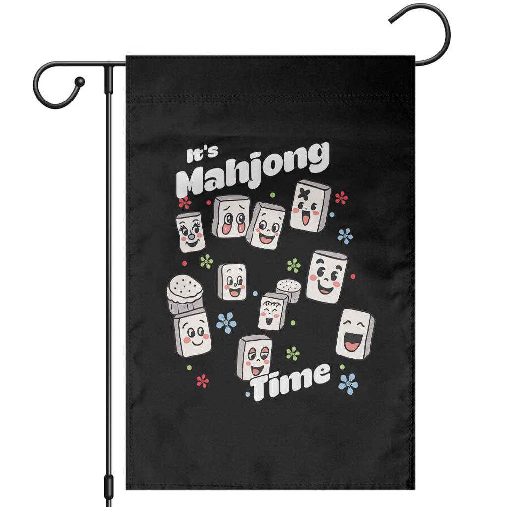 It Is Mahjong Time Garden Flag Mahjong Lover Gift - Wonder Print Shop