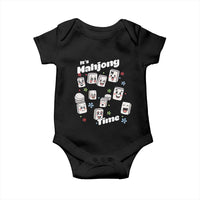 It Is Mahjong Time Baby Onesie Mahjong Lover Gift - Wonder Print Shop