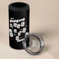 It Is Mahjong Time 4 in 1 Can Cooler Tumbler Mahjong Lover Gift