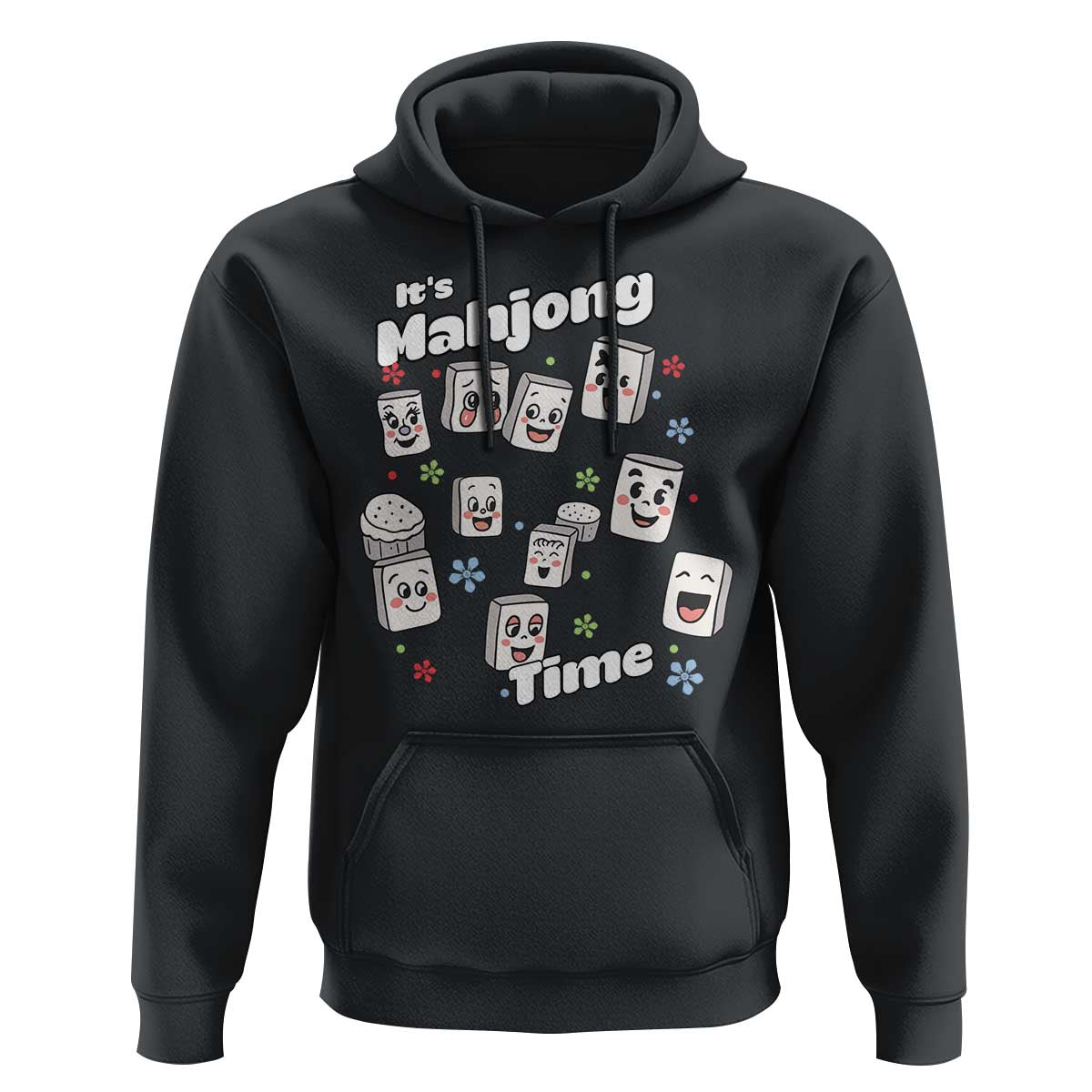 It Is Mahjong Time Hoodie Mahjong Lover Gift - Wonder Print Shop